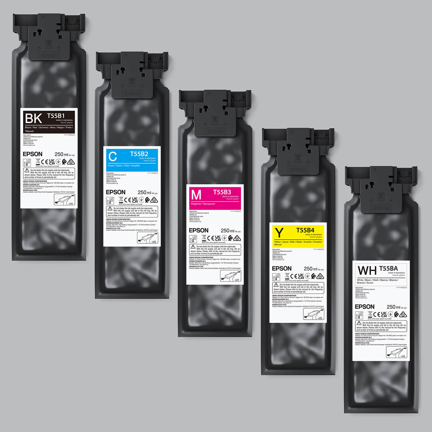 BildeEPSON Ink UltraChrome DG2 Magenta T55B300 (250ml) for F1000