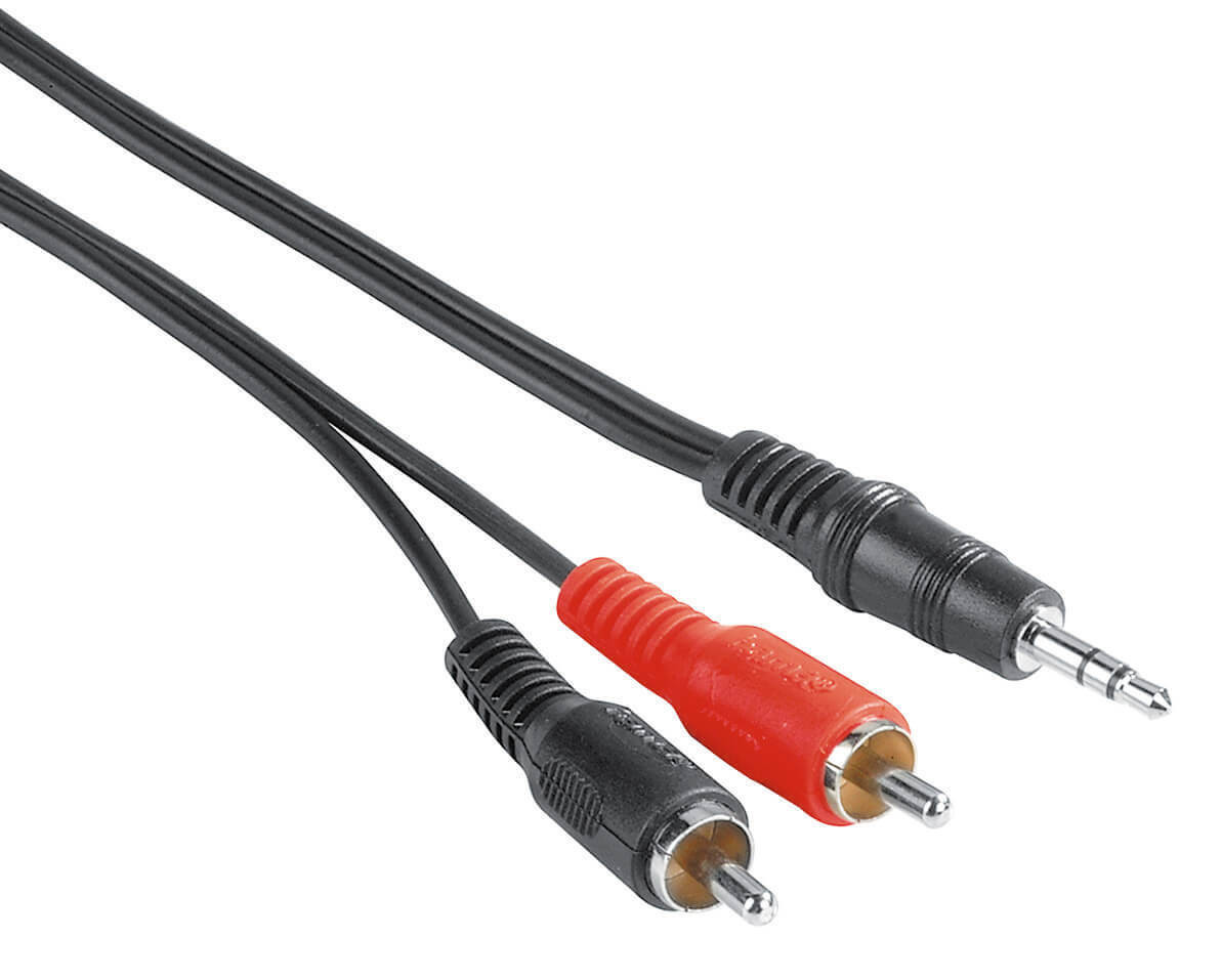 BildeHAMA Kabel 3,5mm-2xRCA 25pack 2,0 meter