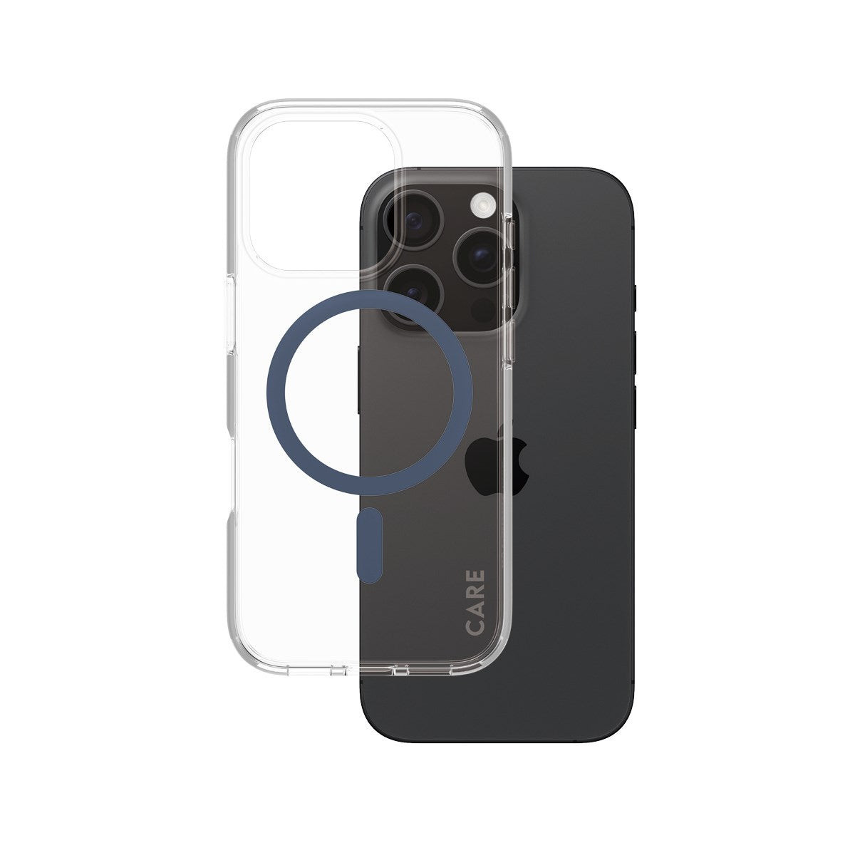 BildeCARE iPhone 16 Pro Flagship Case Transp. Urban Bl MagSafe