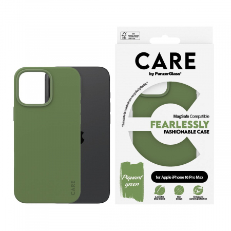 CARE iPhone 16 Pro Max Fashionable Case Grn m. MagSafe