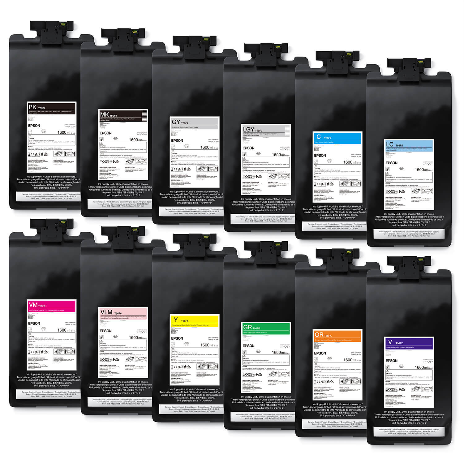 BildeEPSON ink P-Series 64" T56FB00 Green IIPS Ink 1600ml