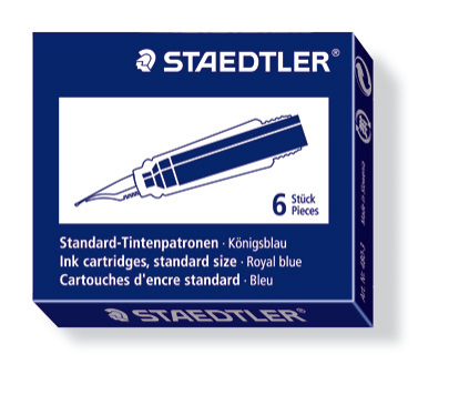 Fountain pens ink cartridges blue (6)