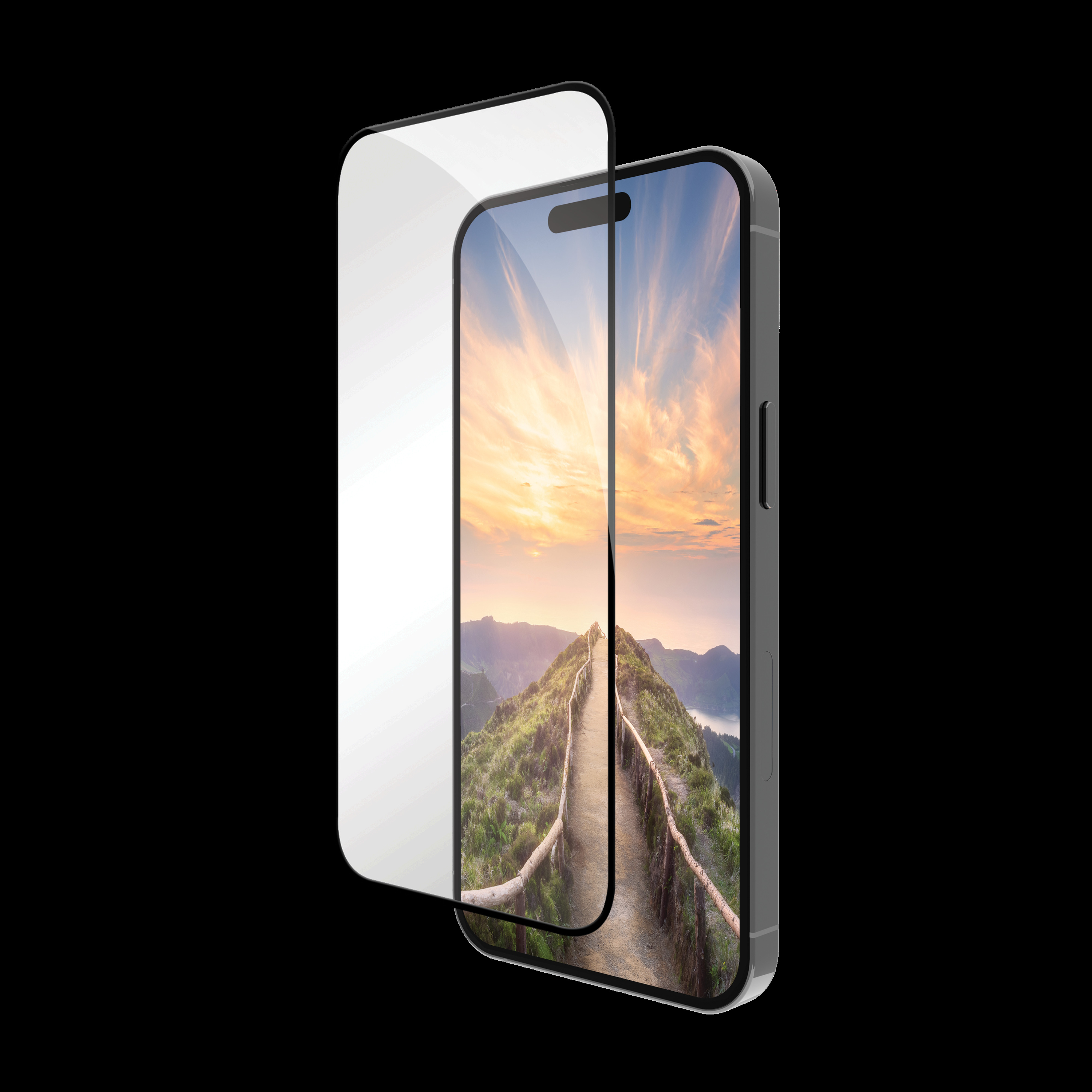 BildeBulk - eco-shield - iPhone 16 Pro - Black Edge
