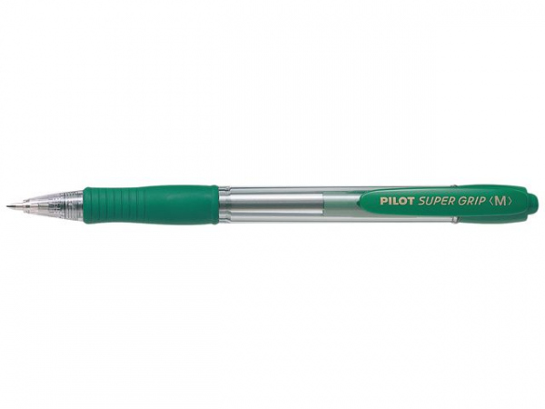 Kulepenn Pilot Supergrip 1,0Mm Grønn (12 stk)