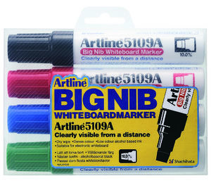 BildeArtline Whiteboardpenn 5109A BIG 4/Etui