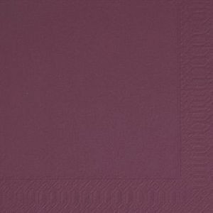 Serviett Duni 3L 33Cm Plomme (125 stk/pk, 8 pakker)