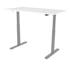 Skrivebord Kenson 160X80Cm Hvit/Sølv