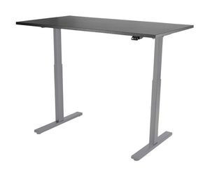 Skrivebord Kenson 140X80Cm Sort/Sølv