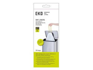 Avfallspose Eko E 55X70 25-35L Hvit (12 stk)