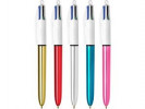 Kulepenn Bic 4 Farger 1,0 Met. Ass (12 s...