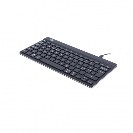 R-Go Compact Break ergonomic wireless keyboard, Black Nordic