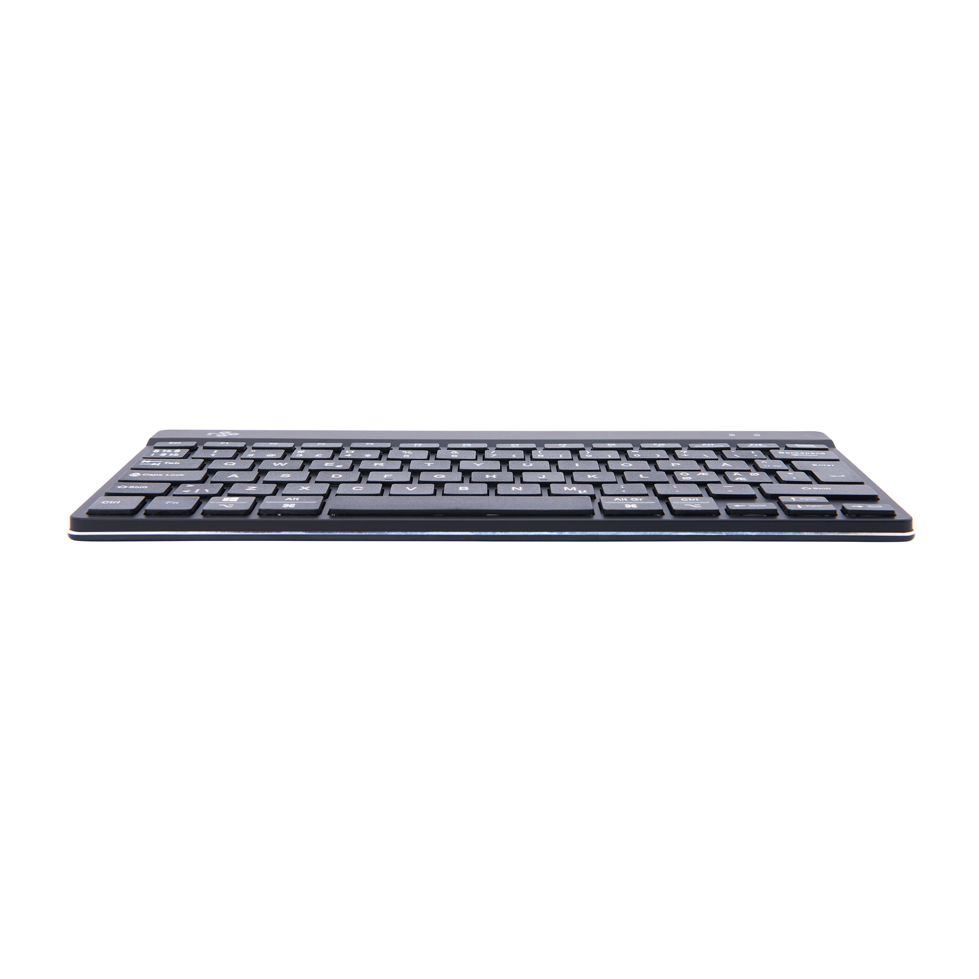R-Go Compact Break ergonomic wireless keyboard, Black Nordic