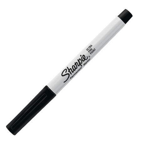 Merkepenn Sharpie Sort (2 stk)