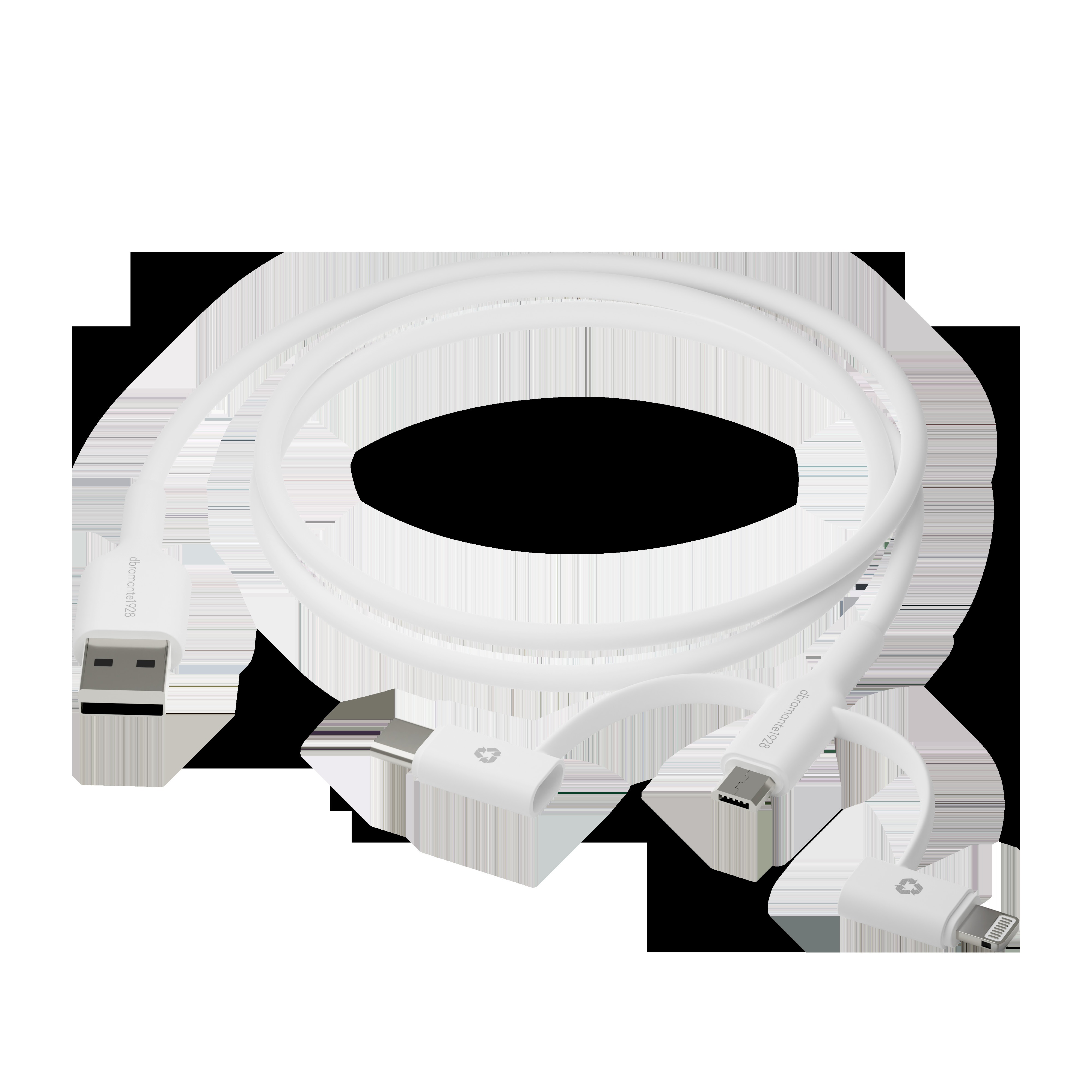 BildeRe-charge - 3in1 Cablee"USB A to USB-A,C & Lightn-W