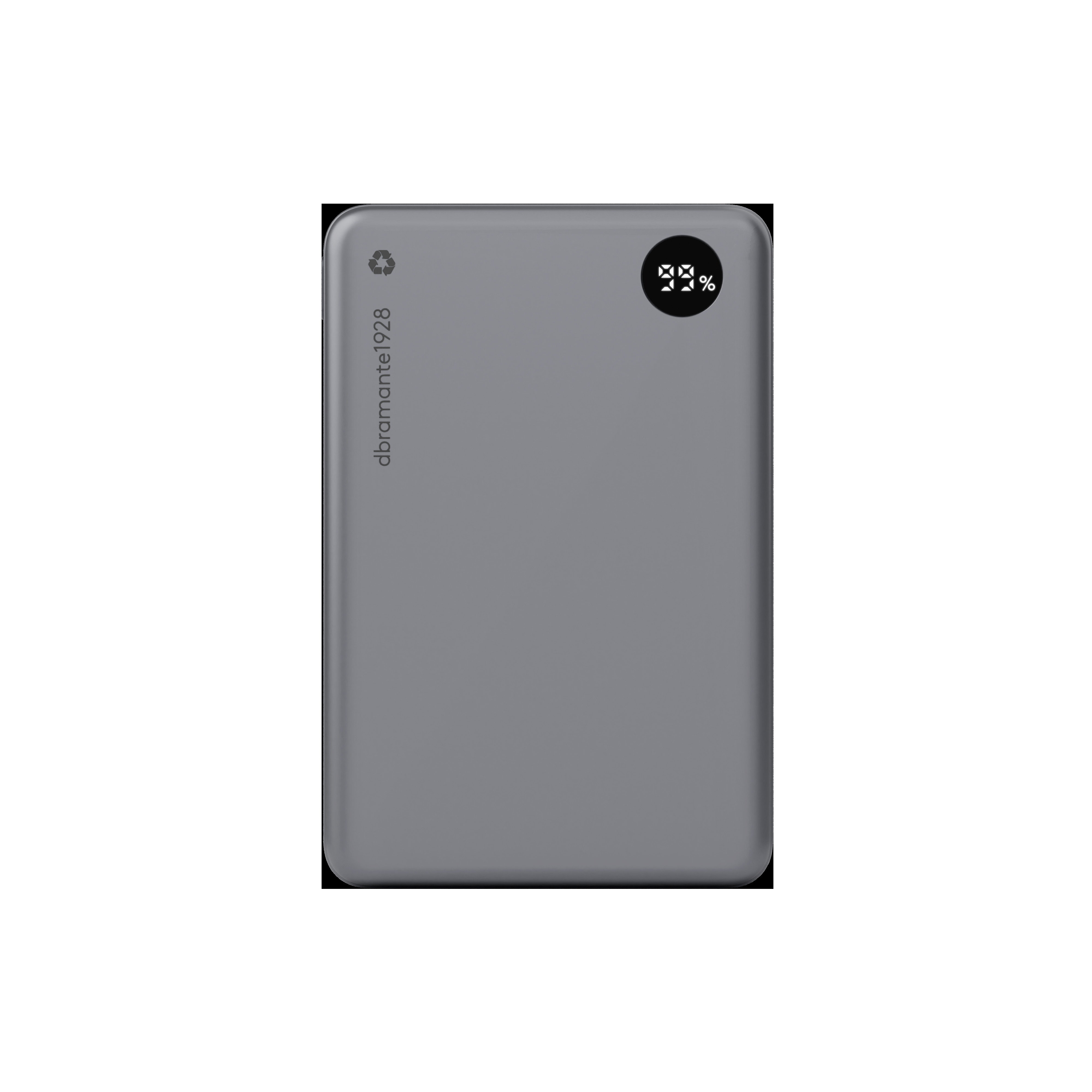 Re-charge - Power Bank 10K MagSafe LED - Grey