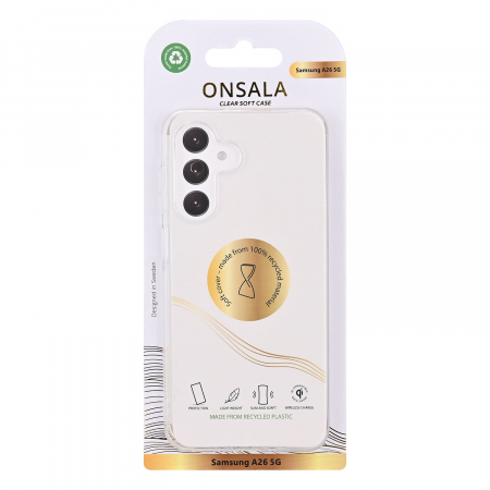 ONSALA Back Recycled Clear Case TPU Samsung A26 5G