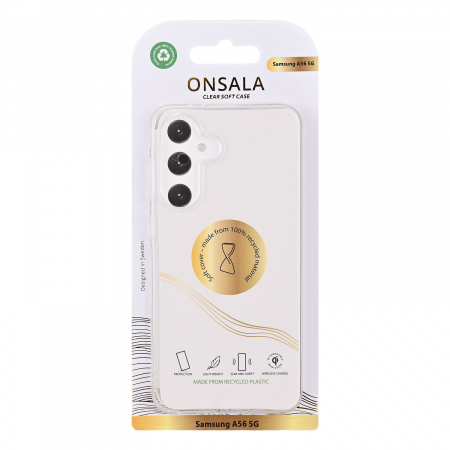 ONSALA Back Recycled Clear Case TPU Samsung A56 5G
