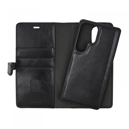 BUFFALO 2in1 Wallet Leather 3 card Samsung S25 Ultra 5G Black