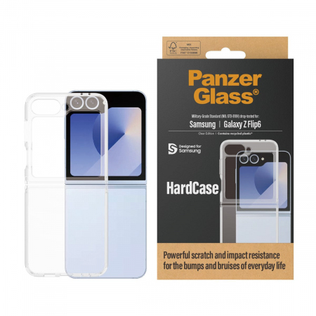 PANZERGLASS Hardcase Samsung Galaxy Z Flip6, transparent