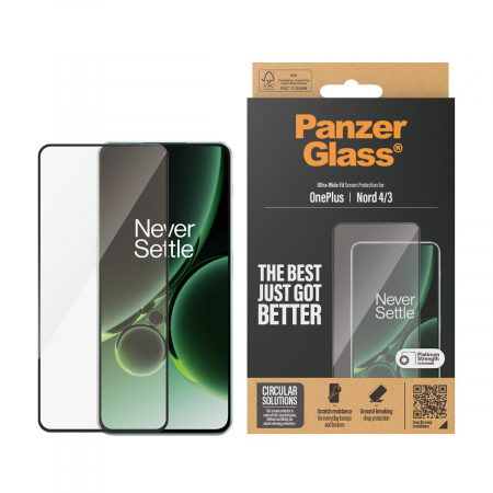 PANZERGLASS Screen Protector OnePlus Nord 4, 3, UWF
