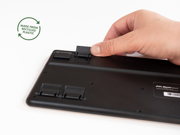 MOUSETRAPPER Type Mini Wireless Keyboard, Black