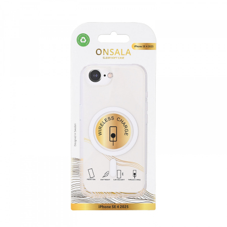 ONSALA Back Clear Case MagSerie iPhone 16e Clear