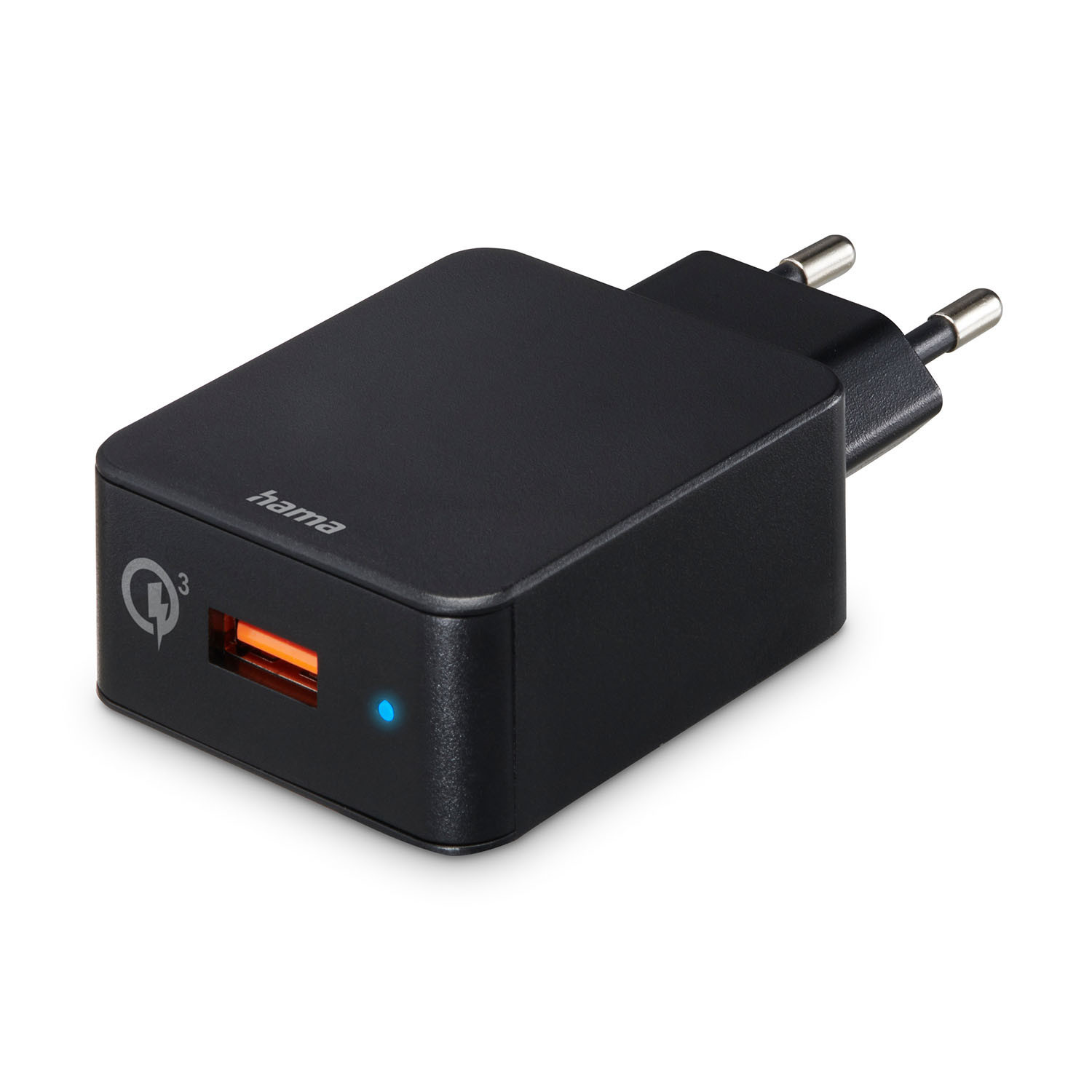 HAMA Fast Charger 1x USB-A Qualcomm 19.5W Black
