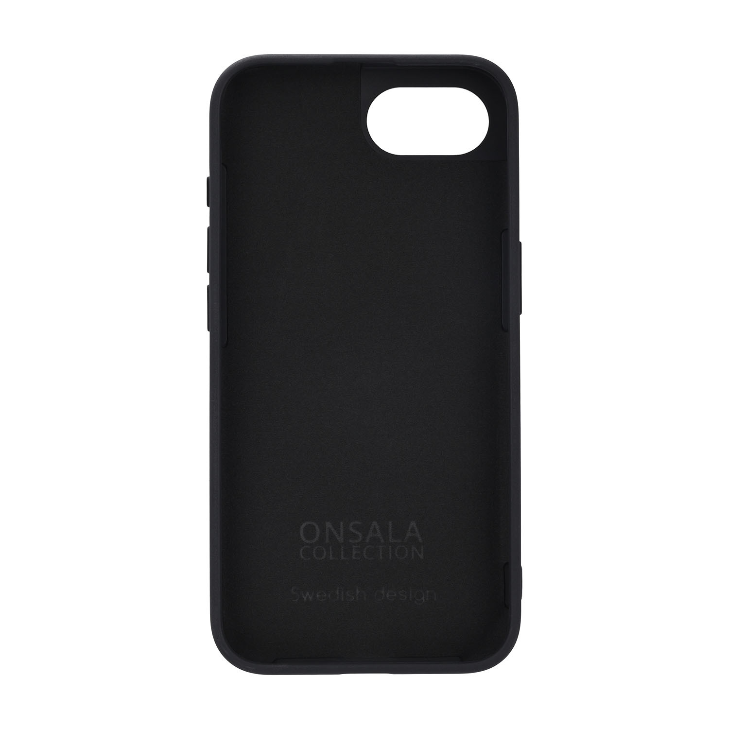 BildeONSALA Back Sil Touch Recycled MagSerie iPhone 16e Black