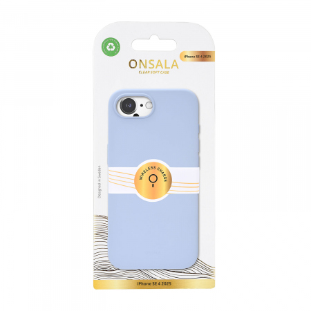 ONSALA Back Sil Touch Recycled MagSerie iPhone 16e Summer Sky