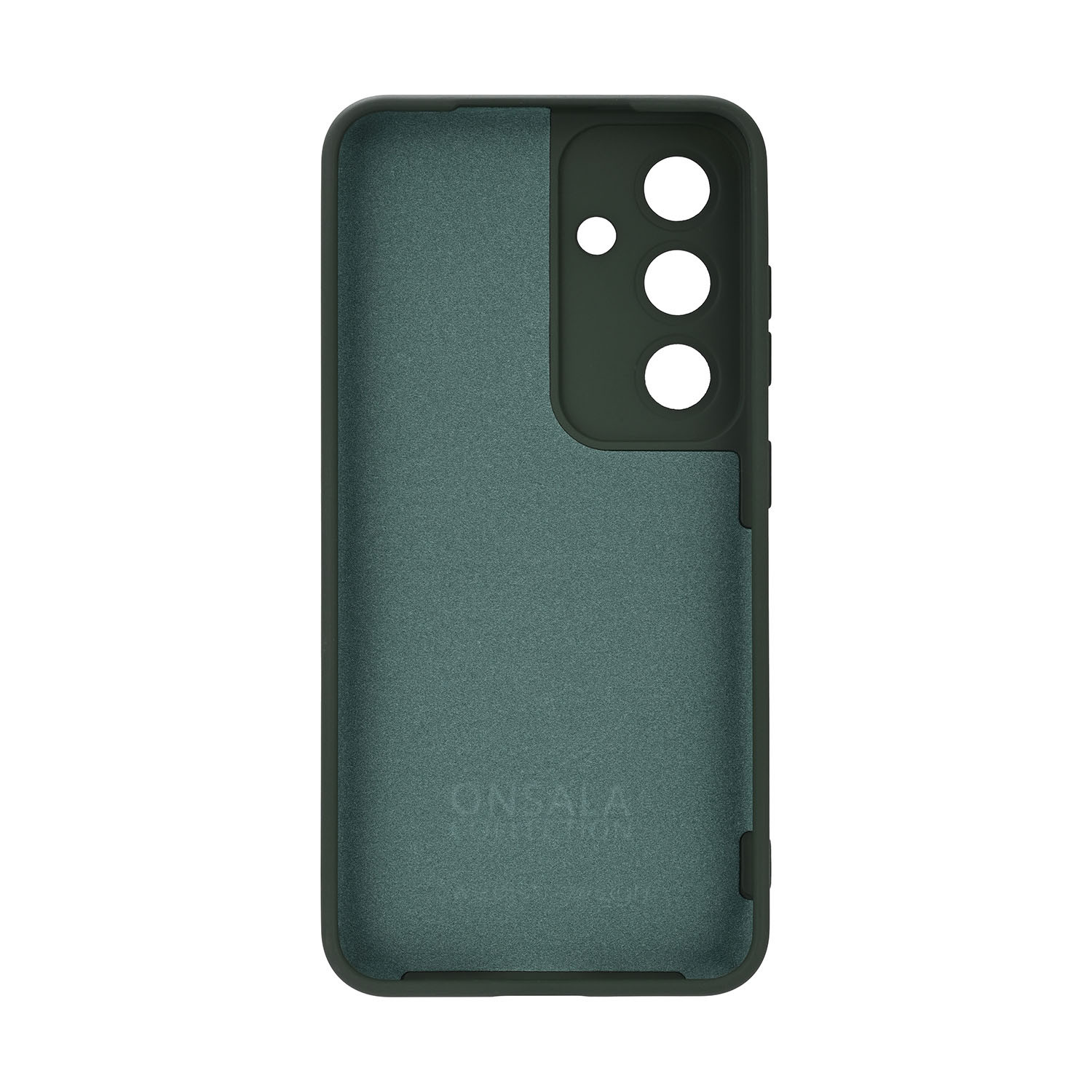 BildeONSALA Back Silicone Touch Recycled Samsung S25 5G Olive Green