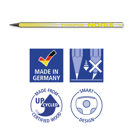 STAEDTLER Pencil Norix HB ass blister (3)