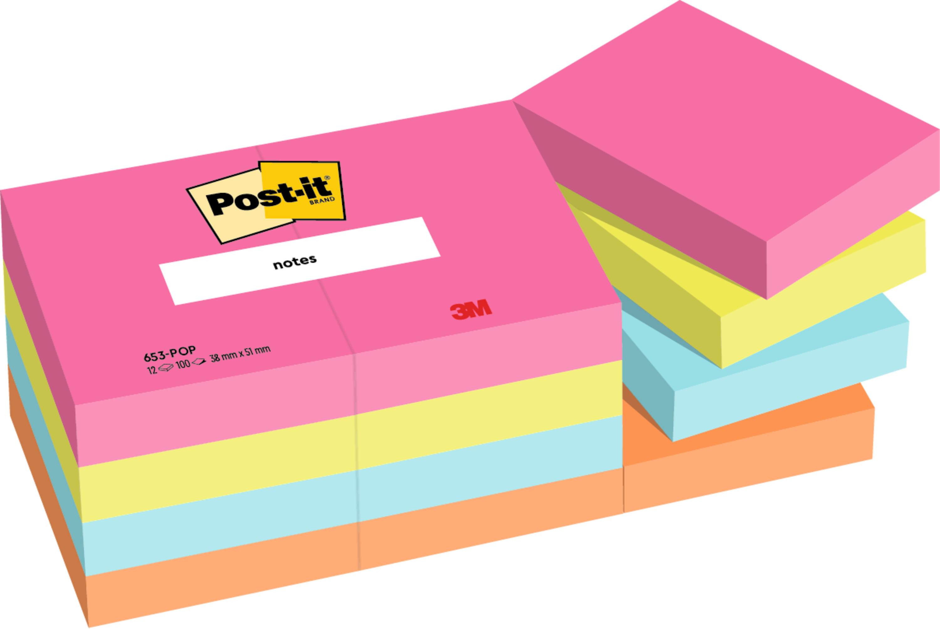 BildePost-it Poptimistic Cabin Pack 38x51 100sh (12)