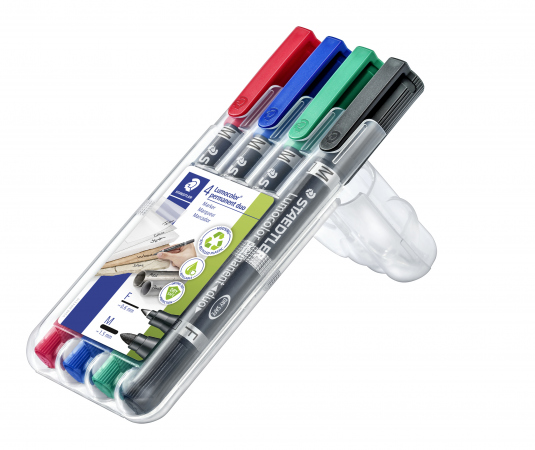 STAEDTLER Merkepenn Lumocolor DUO Perm. 0,6-1,5mm assortert