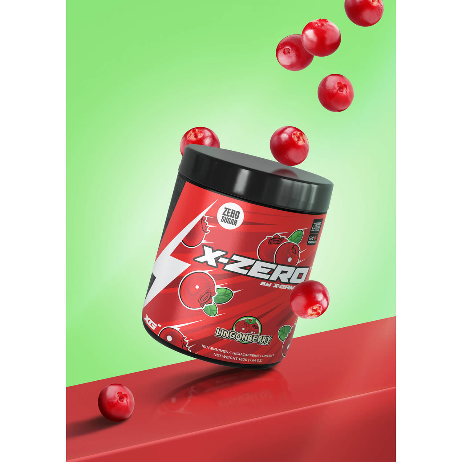 BildeX-GAMER X-Zero 160 gram Lingonberry