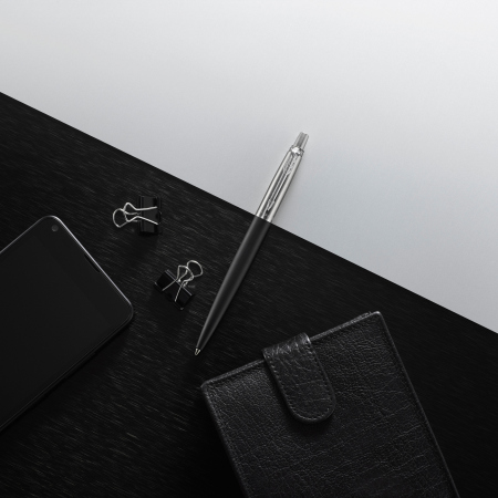 Parker kulepenn Jotter 77% recycled blister Bond Street svar