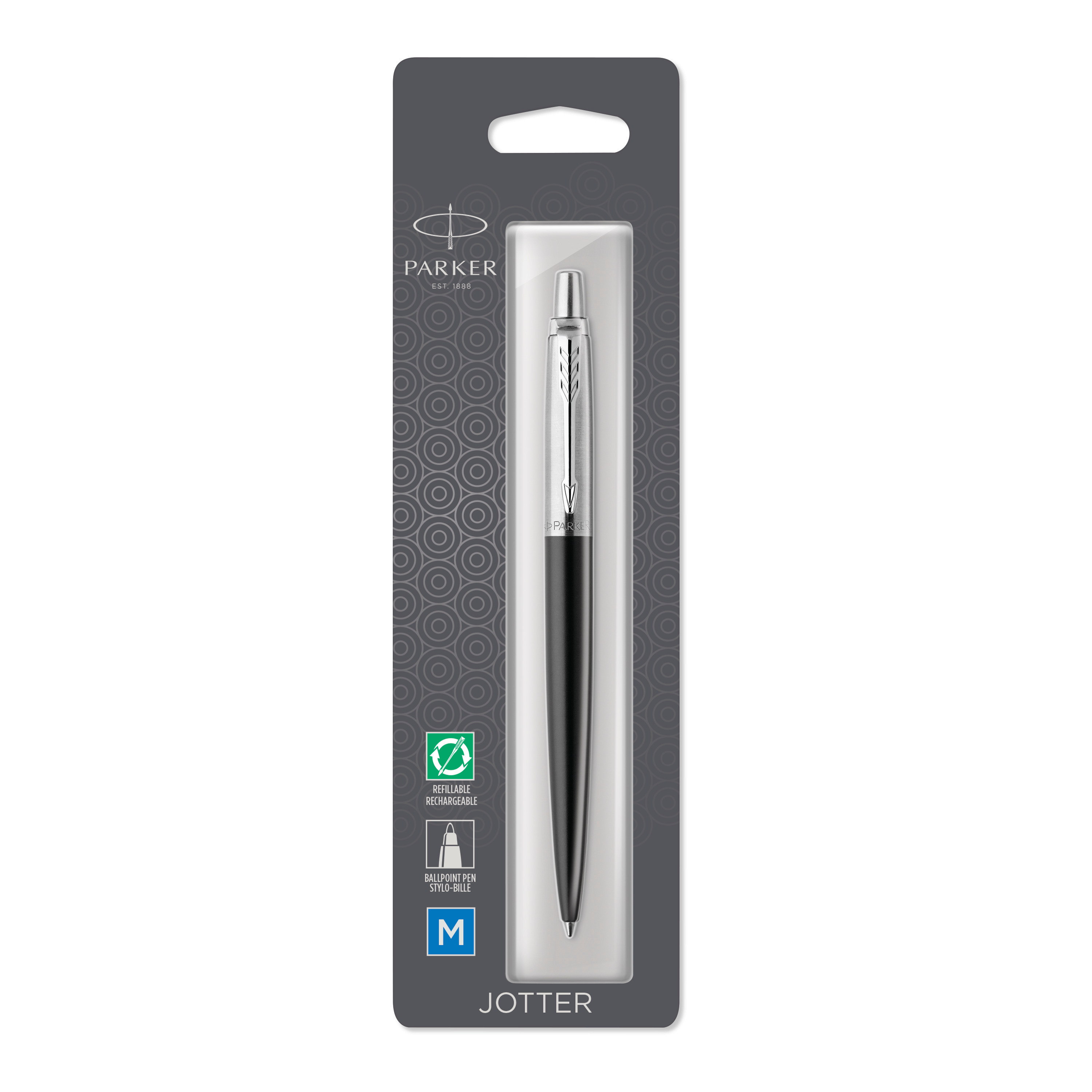 Parker kulepenn Jotter 77% recycled blister Bond Street svar