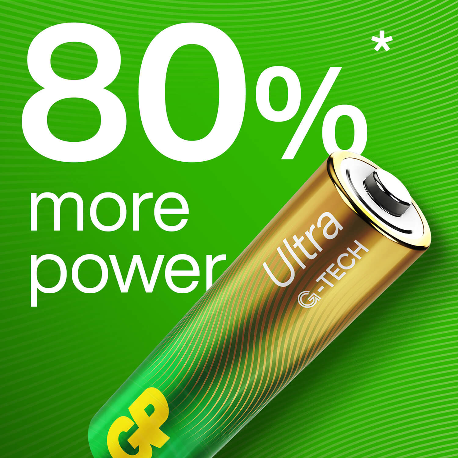GP Ultra Alkaline battery AAA LR03 8-pack