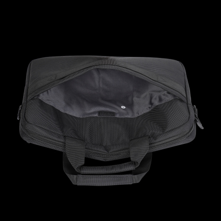 14&#039;&#039; Briefcase Santa Monica - Recycled, Black