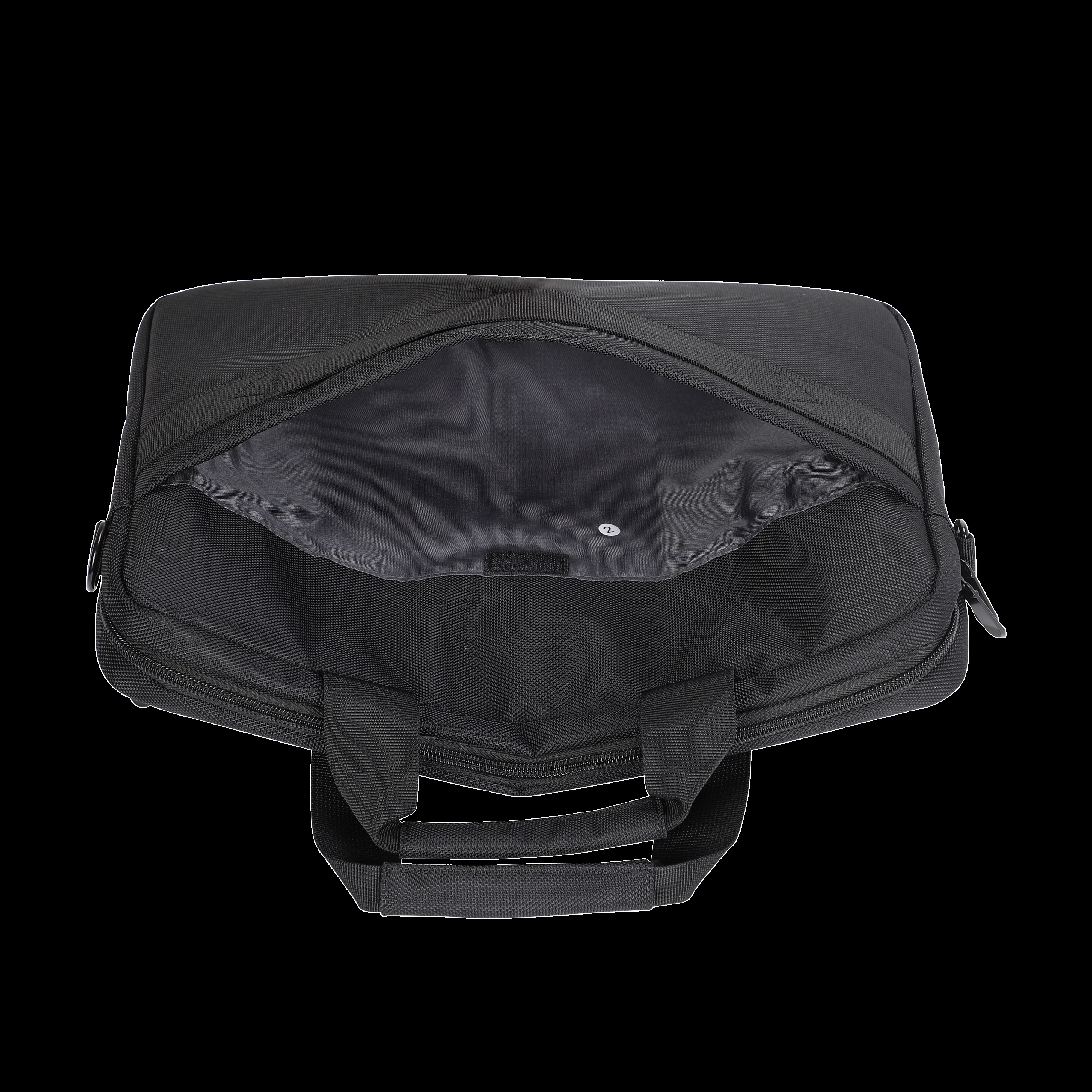 14'' Briefcase Santa Monica - Recycled, Black