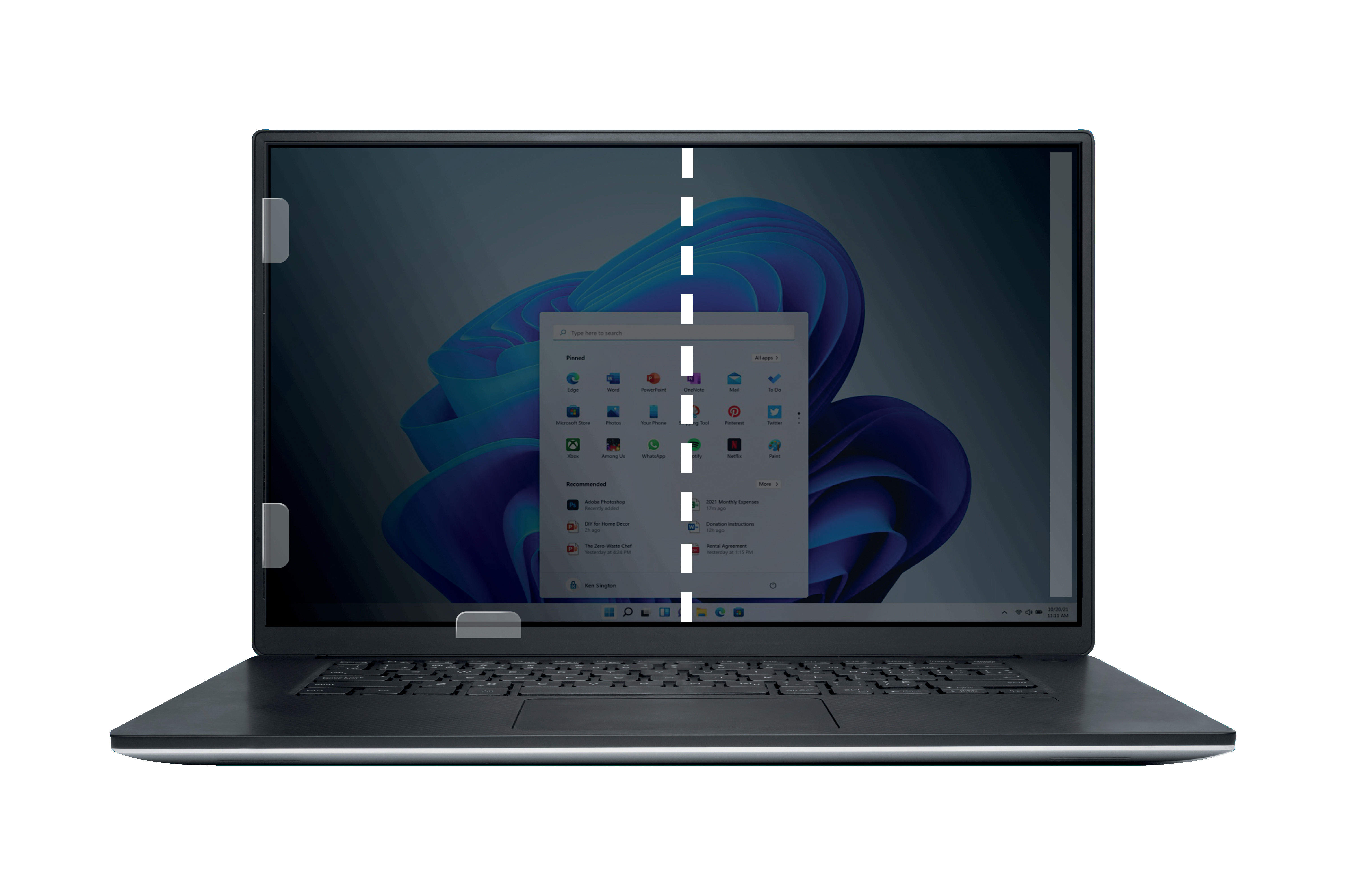Kensington Skjermfilter 15.6'' (16:10) 2-veis avtakbar