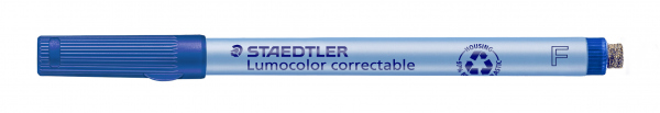 Marker Lumocolor Correctable F Non-P 0,6mm blue