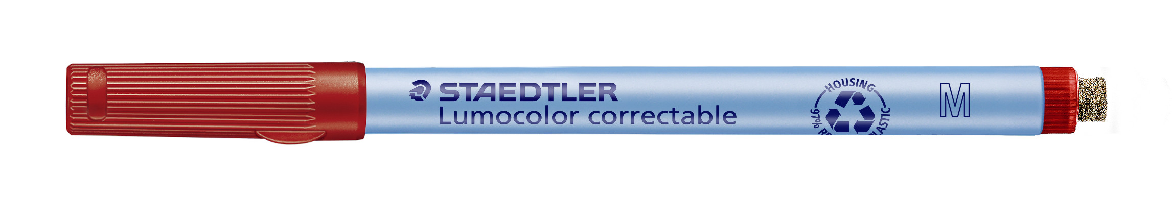 Marker Lumocolor Correctable M Non-P 1,0mm red