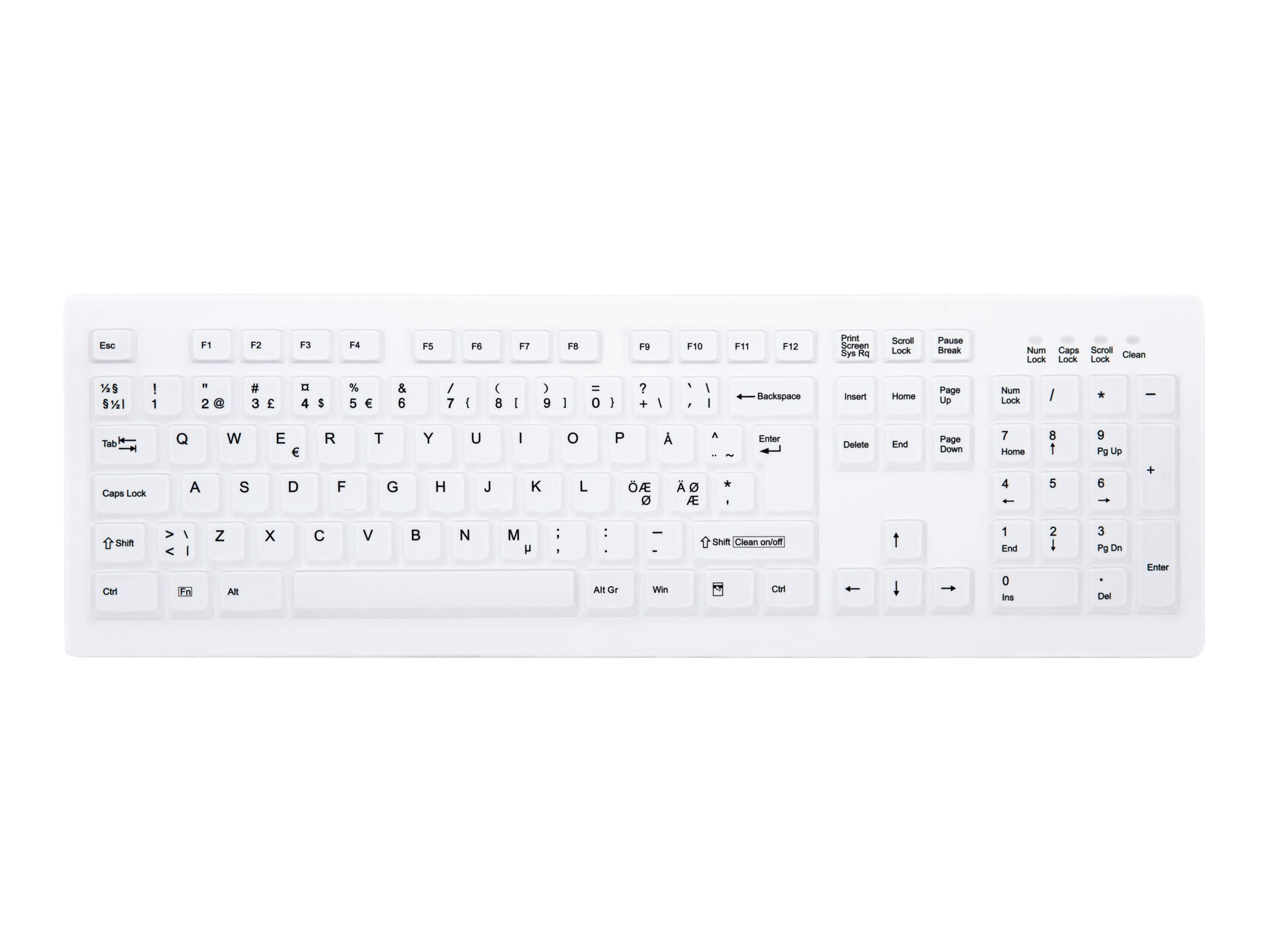 Cherry AK-C8100F-FU1-W/NOR keyboard 