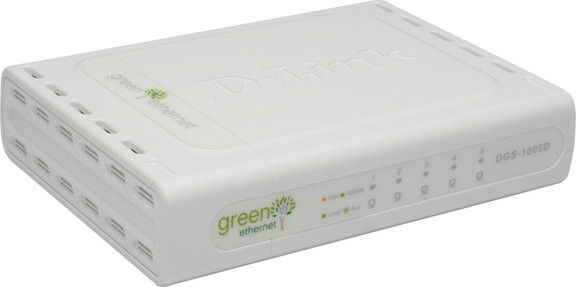 D-LINK 5-port 10/100/1000 Gigabit Desktop Switch