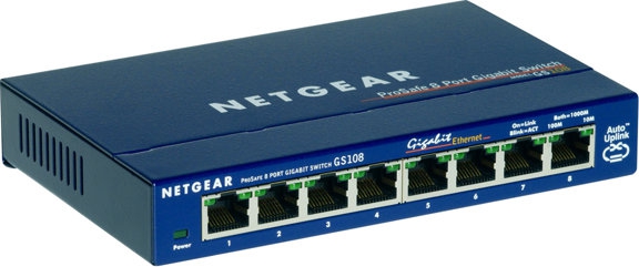 NETGEAR 8xRJ45 10/100/1000 GBit