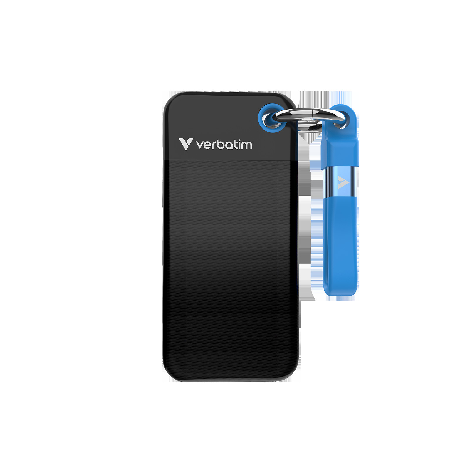 BildeVERBATIM USB 3.2 Gen 2 1TB Pocket SSD, Black/Blue