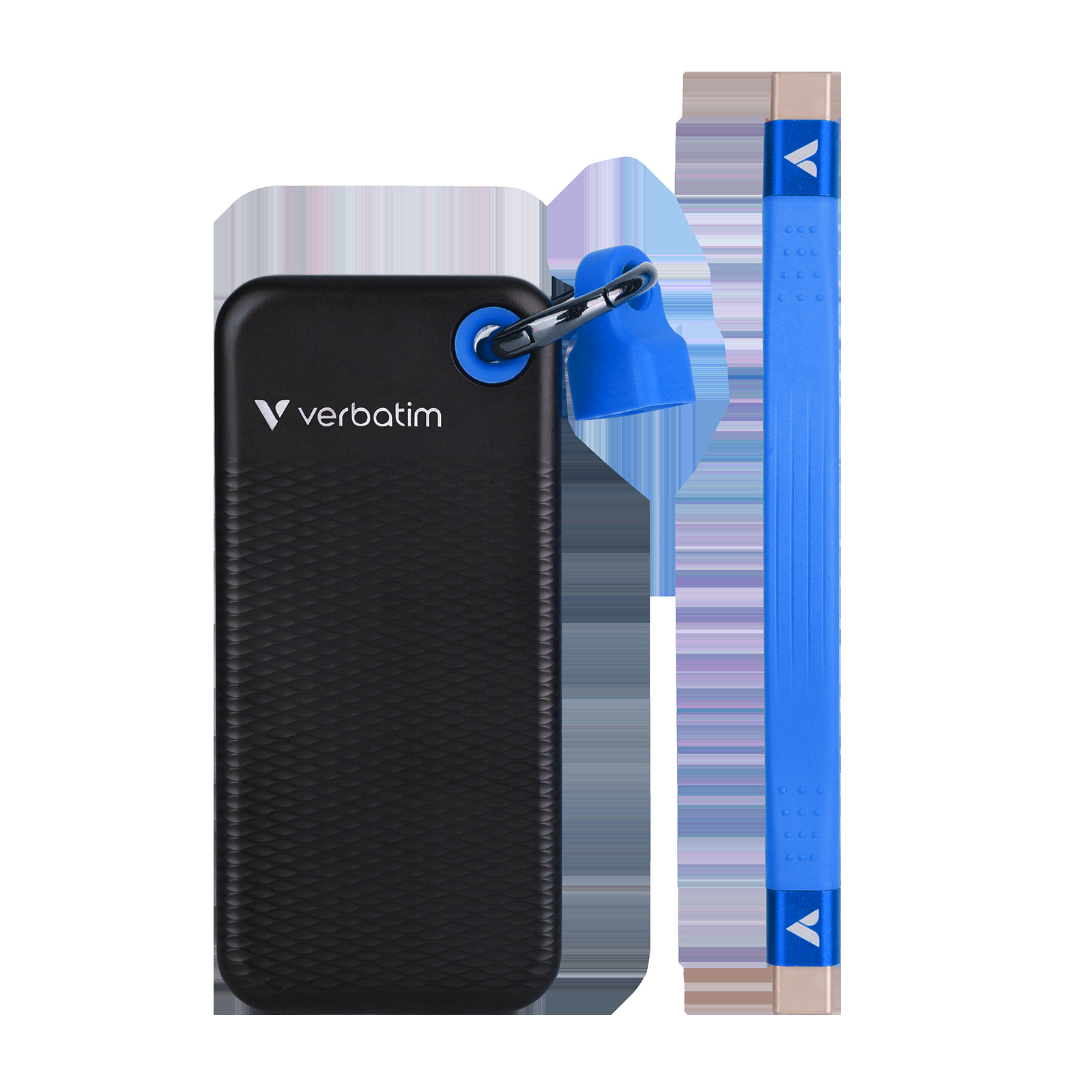 VERBATIM USB 3.2 Gen 2 1TB Pocket SSD, Black/Blue