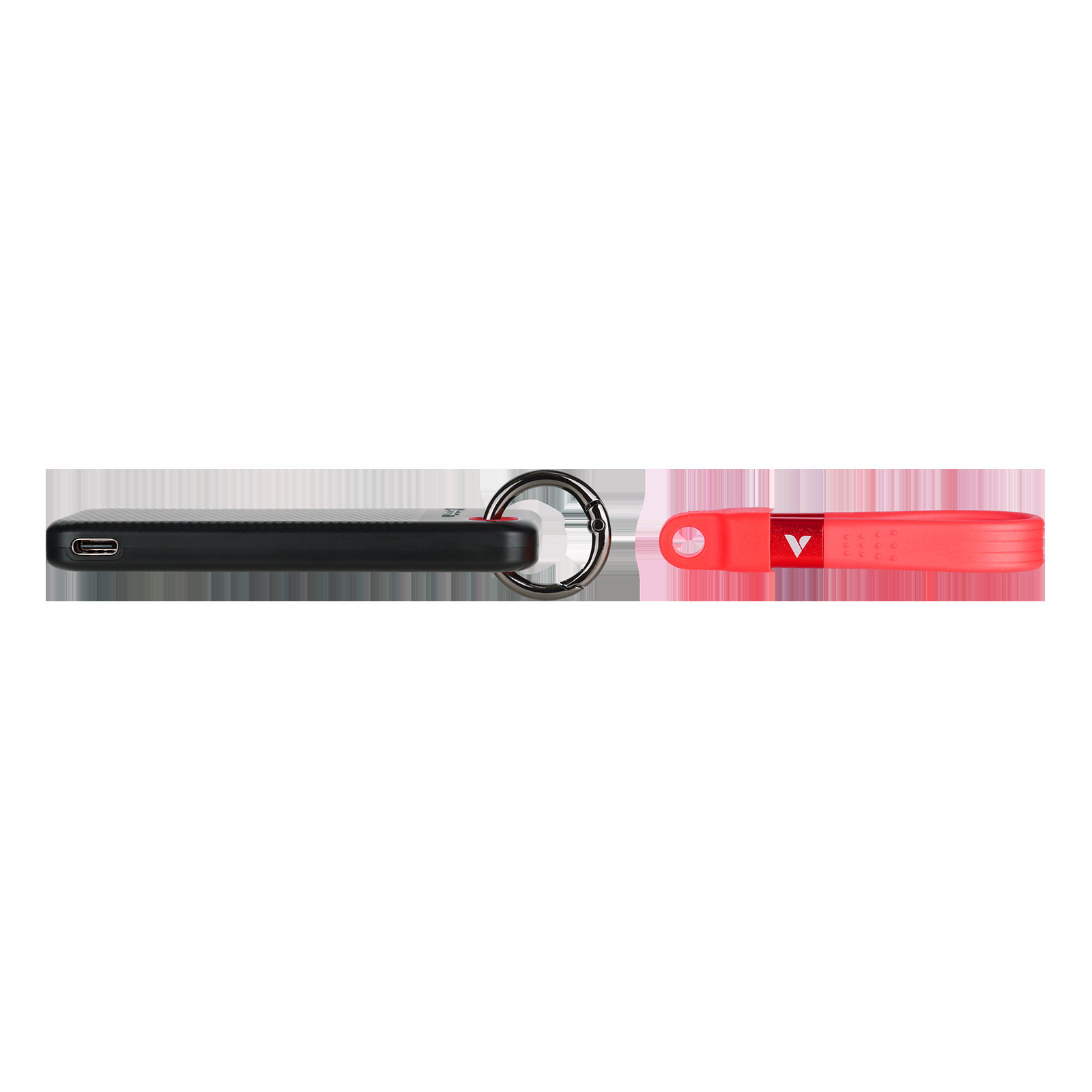 VERBATIM USB 3.2 Gen 2 2TB Pocket SSD, Black/Red
