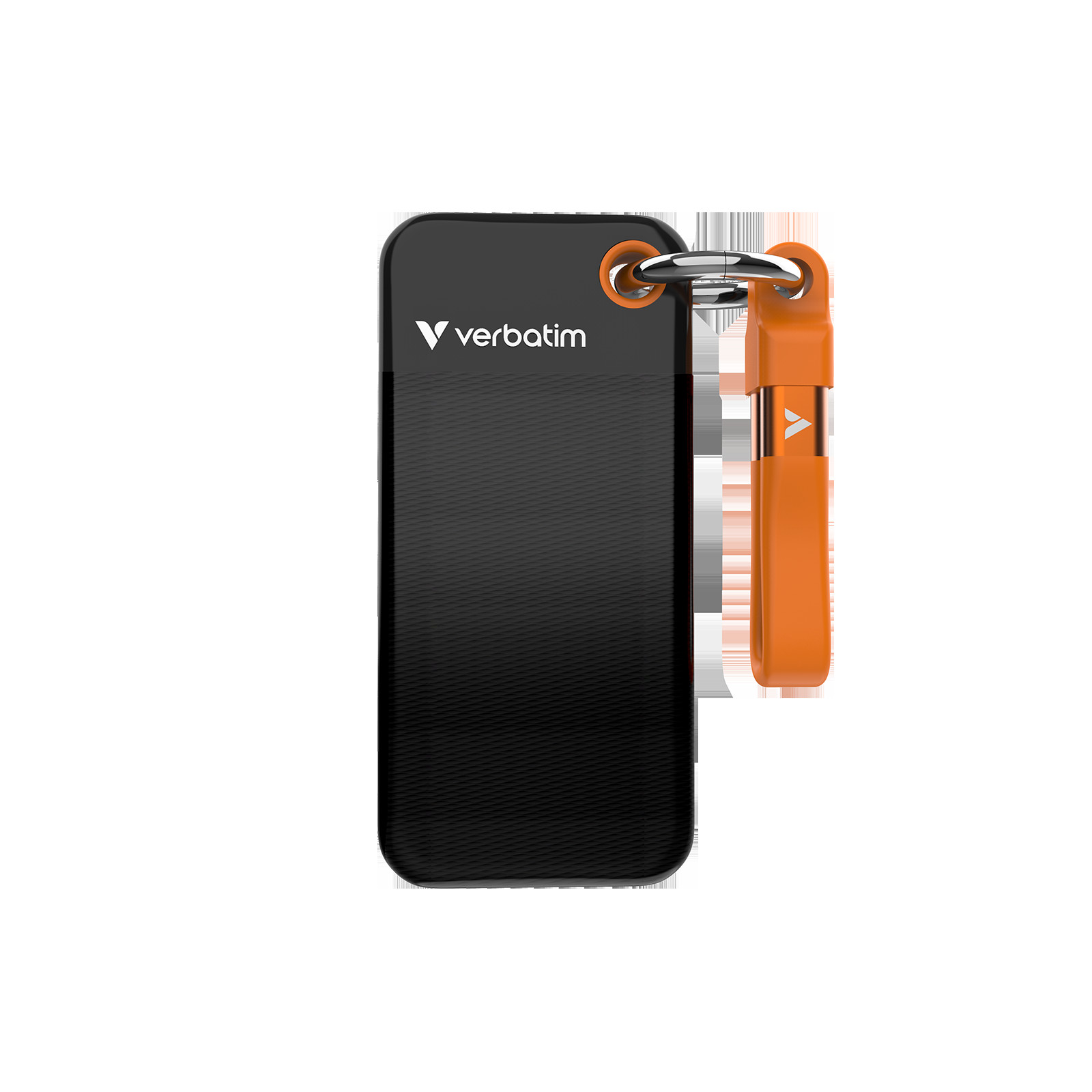 VERBATIM USB 3.2 Gen 2 2TB Pocket SSD, Black/Orange