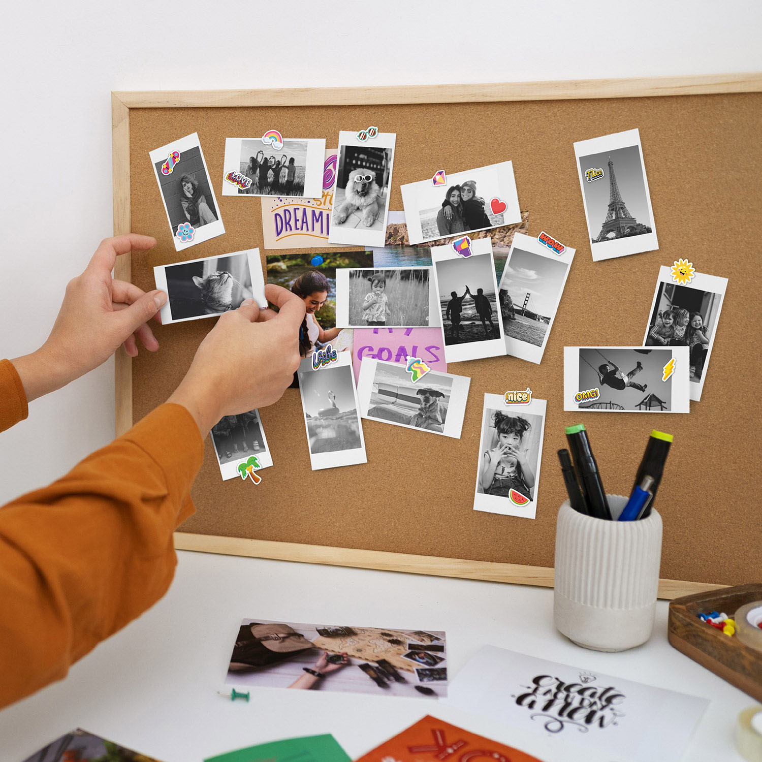 BildeMOB Instant Cam Pixiprint 5 filmrolls 5 Games Cloud